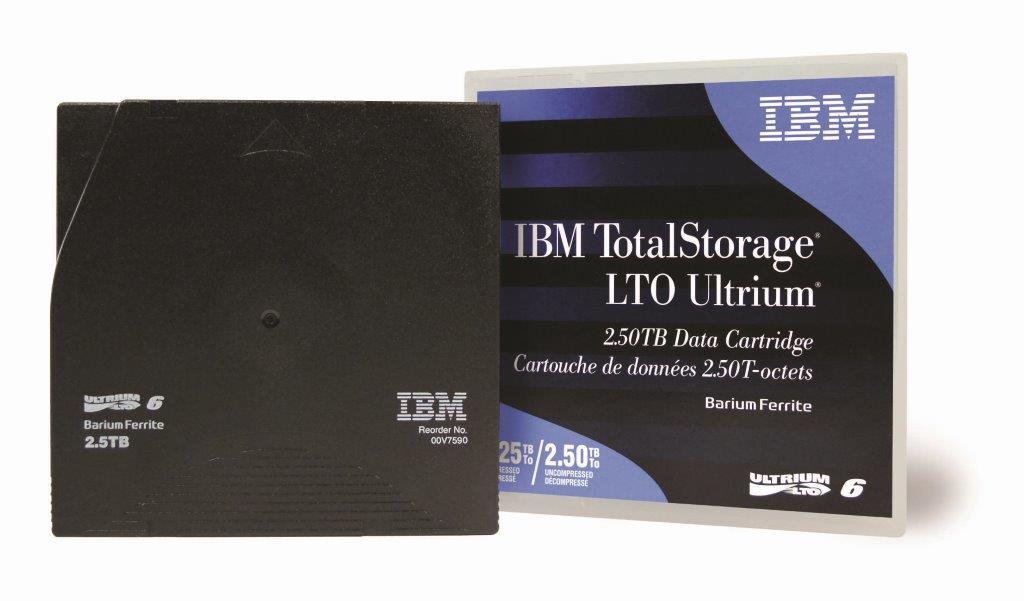 Картридж IBM Ultrium LTO6 Tape Cartridge - 2.5TB (1 pcs) 00V7590