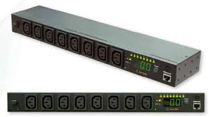 Управляемый блок распределения электропитания (PDU) с индивидуальным мониторингом розеток, 1U, 16A,