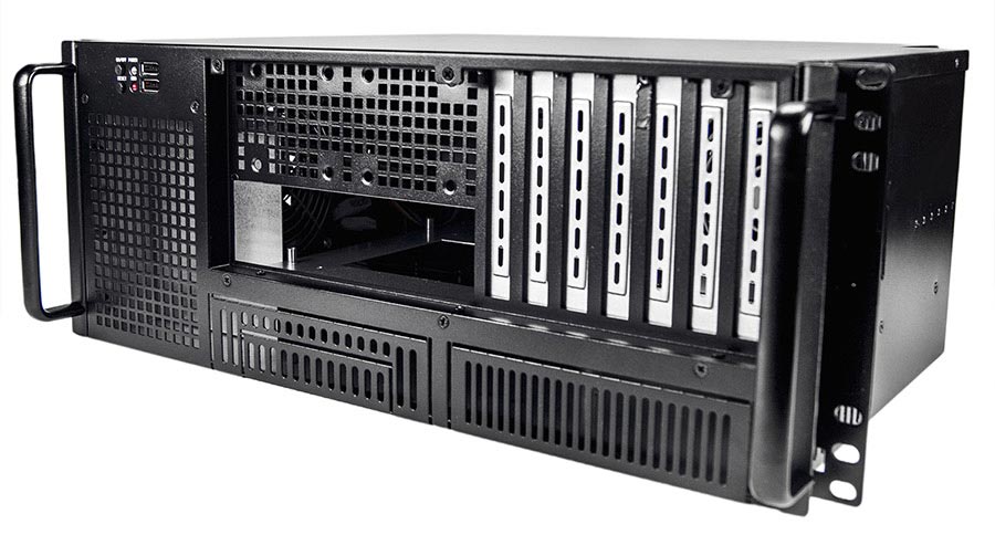 Серверный корпус 4U NR-N4200 Front access (ATX 12x9.6, 2x5.25ext, 8x3.5int,380м,Negorack,черный