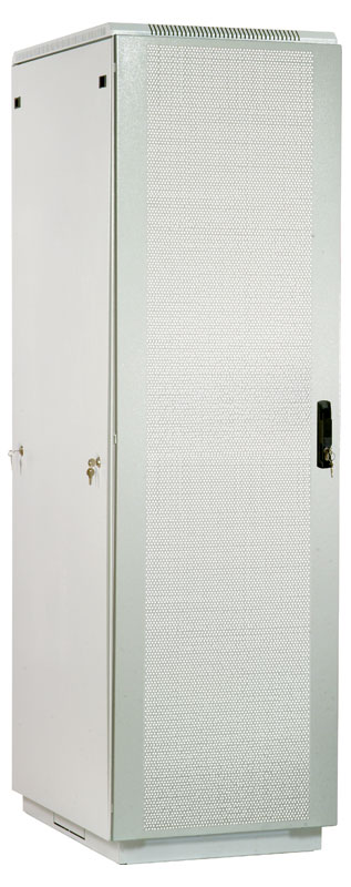 Шкаф телекоммуникационный напольный 47U (800 × 800) дверь перфорированная 2 шт. ЦМО