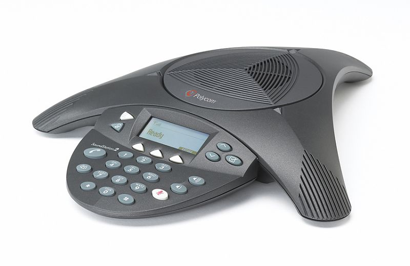 Телефон Polycom 2200-16000-122 Аналоговый конференц-телефон SoundStation2 с дисплеем без возможности