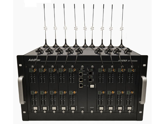 Шасси AP-GS5000, базовое шасси с портами 2x10/100Mbps Ethernet (SIP & H.323), 10 слотов, расширение