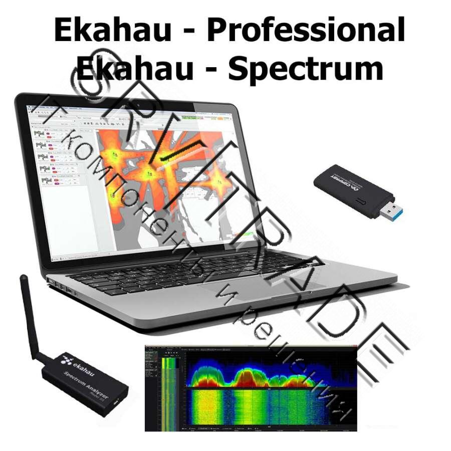 Комплект: Анализатор WiFi сети Ekahau Site Survey 9.x Professional и USB Анализатор спектра 2.4 и 5