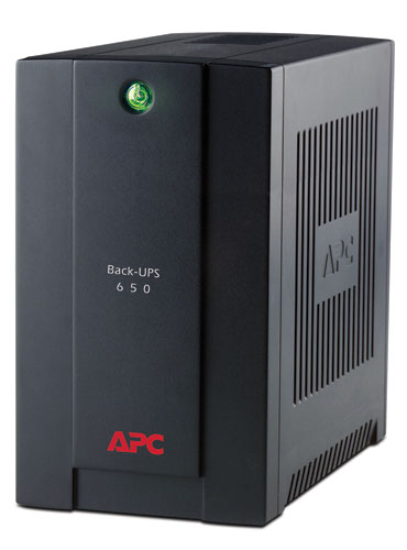 ИБП BX650CI-RS APC Back-UPS RS, 650VA/390W, 230V, AVR, 3xSchuko outlets (battery backup), DSL protec