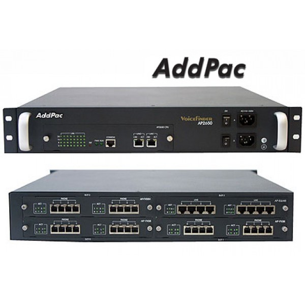 ADD-AP2650-32S Шлюз VoIP укомплектованный 4 модулями FXS8, 32FXS, 2x10/100TX ETH, 2U, дублированный