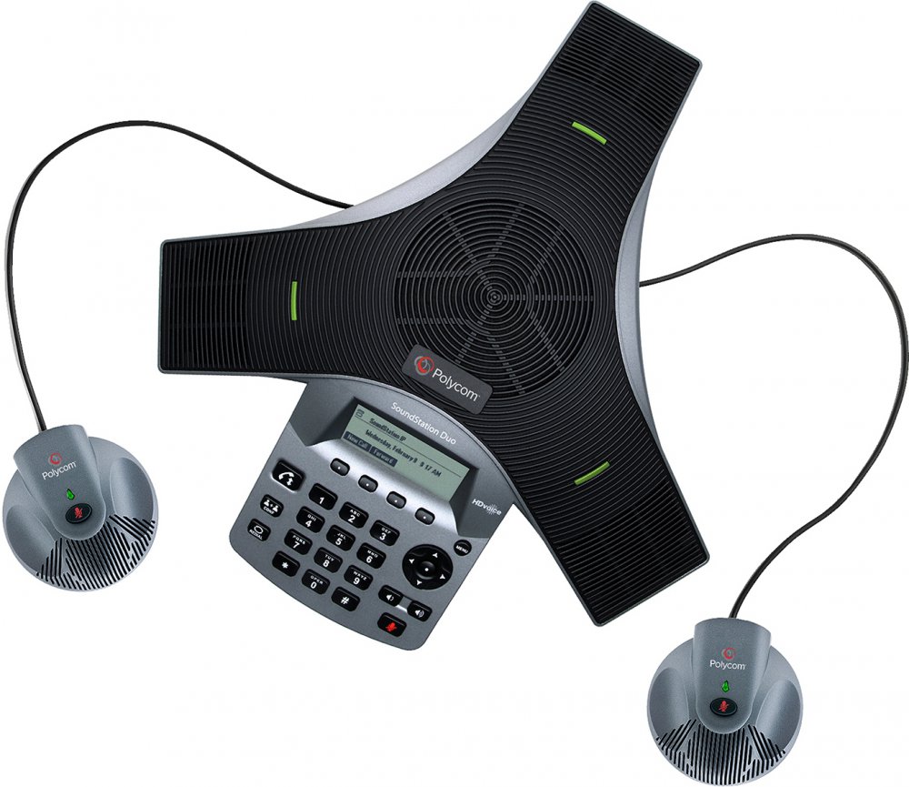 Polycom 2200-19000-114 Конференц-телефон SoundStation Duo dual-mode conference phone w/ factory disa
