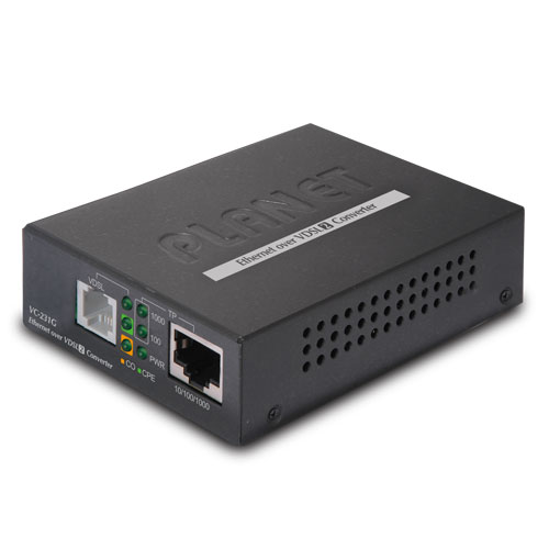 конвертер Ethernet в VDSL2, внешний БП Planet VC-232G