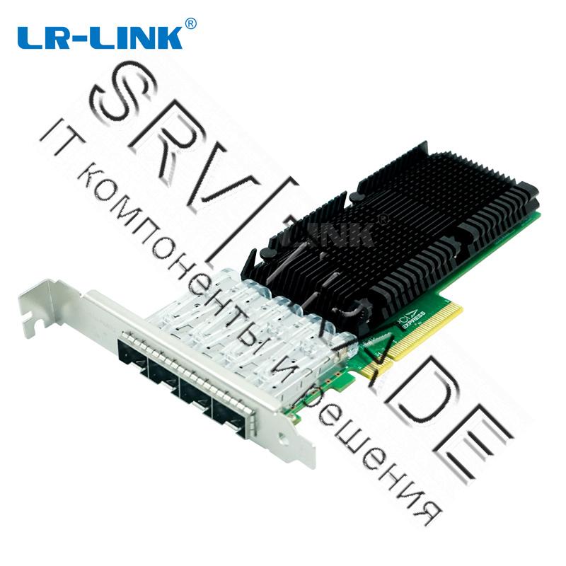 Сетевая карта LR-LINK: LRES1005PF-4SFP+ Quad-port 10Gb/s SFP+ (Qlogic 41xxx)